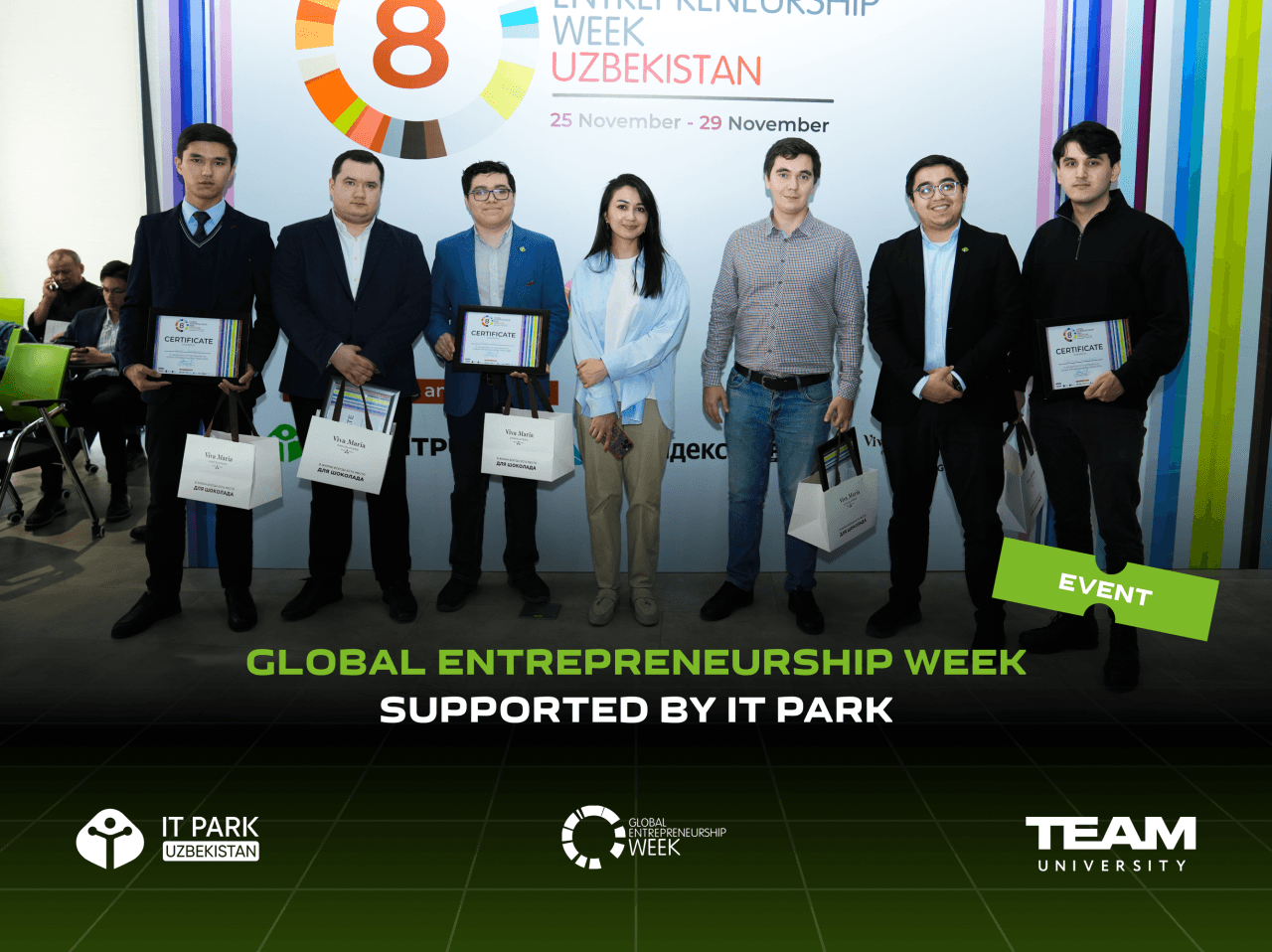 IT Park ko‘magida Global tadbirkorlik haftaligi bo‘lib o‘tdi